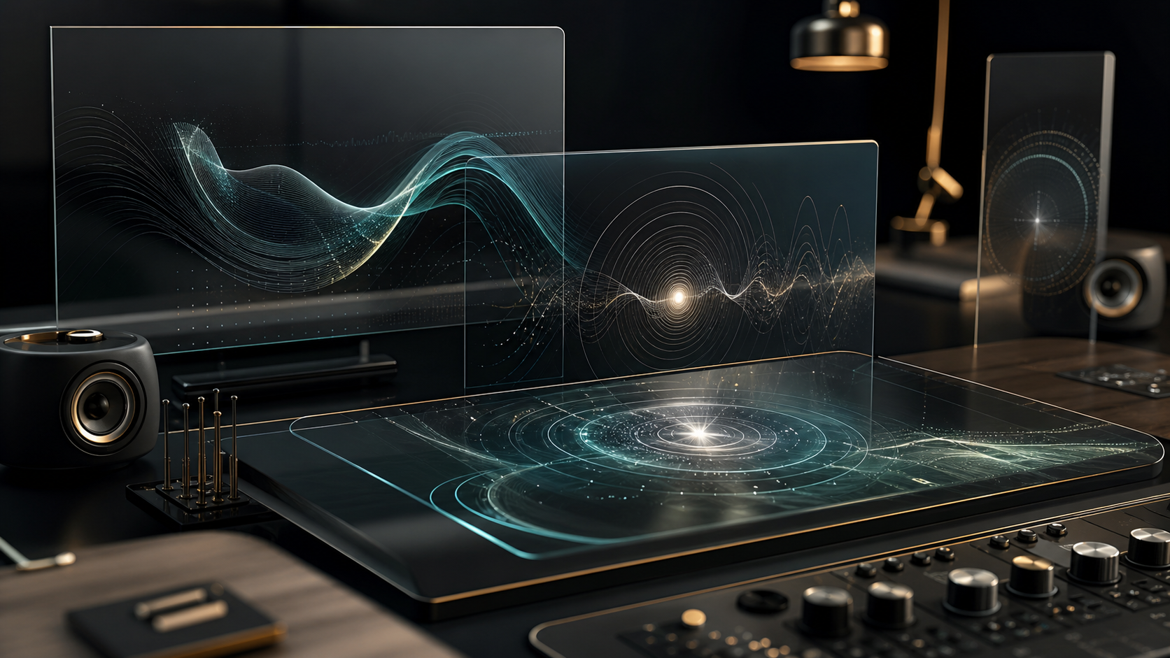Interface Bloom sound design concept